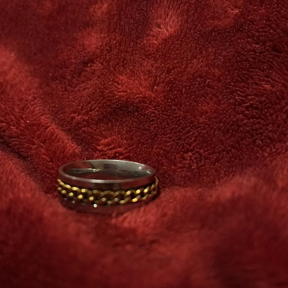 Vintage Style Titanium Band Ring Size‎ 11 - Picture 5 of 12